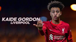 Kaide Gordon  Liverpools New Gem [upl. by Noynek]