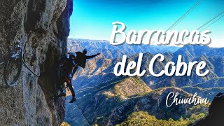 Parque Aventuras Barrancas del Cobre 🌅  Vía ferrata y Liana de Tarzán 😮  Teleférico 🚡 [upl. by Dannie53]