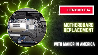 How to Replace the Motherboard on a Lenovo ThinkPad E14 Gen 2 [upl. by Amias801]