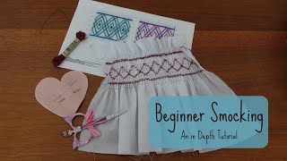 Introduction to Smocking  Beginner Smocking Tutorial  How to Smock [upl. by Tanberg810]