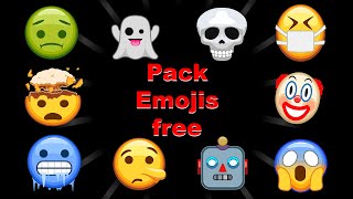 Chroma key Pack Emojis part2 HD FREE [upl. by Josefa]