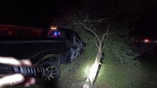 Ford F150 Totaled After Hitting Two Trees [upl. by Makell475]