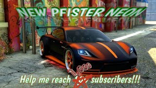 GTA 5 NEW DLC CAR Pfister Neon CUSTOMIZATION [upl. by Lednem]