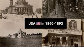 Vintage USA 🇺🇸 in 18901893  Exploring Old USA 🇺🇸  Vintage Footage Revealed  Vintage Memories [upl. by Hansiain]