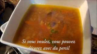 Soupe aux légumes et au poulet Soupe chinoise à ma façon [upl. by Chapell]