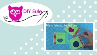 Anleitung Rubbellose selber machen – DIY Eule [upl. by Carver]