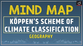 Köppen’s Scheme of Climate Classification  MIND MAP  Drishti IAS English [upl. by Emsmus193]