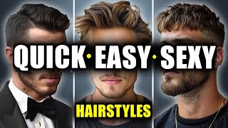 Top 3 QUICK amp EASY Mens Hairstyles of 2024 TRY THESE NOW [upl. by Bently]