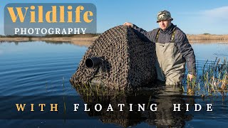 WILDLIFE PHOTOGRAPHY with FLOATING HIDE  LOODUSFOTOGRAAFIA UJUVVARJEGA [upl. by Meredeth]