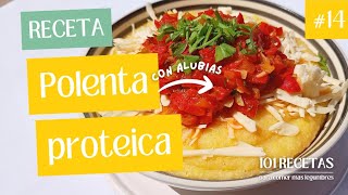 POLENTA PROTEICA  CON ALUBIAS [upl. by Tevlev462]