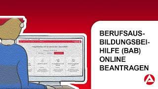 Berufsausbildungsbeihilfe online beantragen [upl. by Avihs]