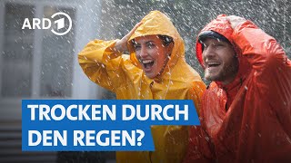 Regenjacken von Lidl Tchibo The North Face Jack Wolfskin amp Co im Check  Marktcheck SWR [upl. by Beekman111]