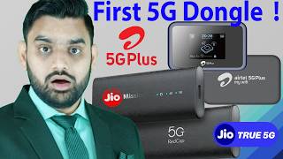 India 5G Dongle  Airtel 5GPlus 5G Dongle  Jio True5G Dongle Missing  5G Router  5G Dongle Device [upl. by Selma]