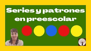 SERIES por colores PATRONES en Preescolar [upl. by Nomael]