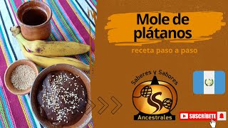 Mole de plátanos receta paso a paso [upl. by Ocsic]