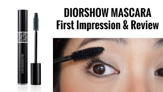 DIORSHOW MASCARA  First Impression amp Review Asian Lashes  Mascara Monday [upl. by Mccahill]