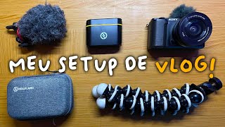 TOUR PELO MEU SETUP DE VLOG e QCY Arcbuds [upl. by Ispep]