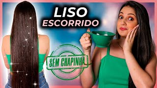 Alisamento SEM CHAPINHA Botox Capilar Caseiro COM MAIZENA [upl. by Thomsen]