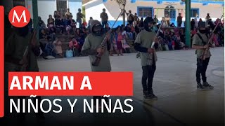 Arman a niños y adolescentes en Guerrero ante acecho del crimen organizado [upl. by Nnyllaf]