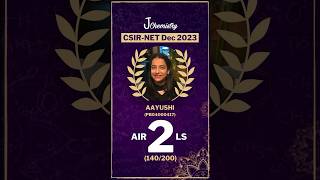 J Chemistry NET Result 2023  CSIR NET Dec 2023  AIR 2 LS [upl. by Normand]