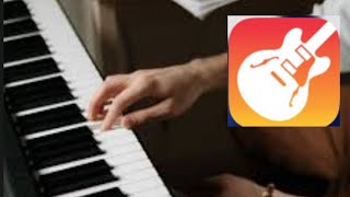 Playing a piano on Gargeband 🎹 [upl. by Spearing]