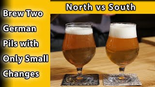 German Pils North Vs South  Two different beers from the same ingredients [upl. by Downall]