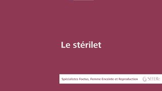 Le Stérilet quel type utilisé [upl. by Irpac843]