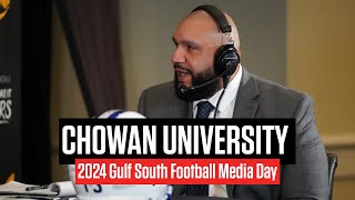 Chowan Football 2024 Gulf South Football Media Day [upl. by Ebba]