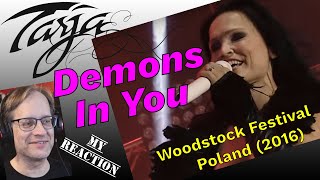 Tarja Turunen  Demons In You  live  Woodstock Festival Poland 2016  reaction [upl. by Platt109]