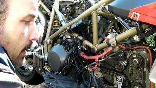 Ducati 916  748  996 timing belt change video 3 [upl. by Ricker]