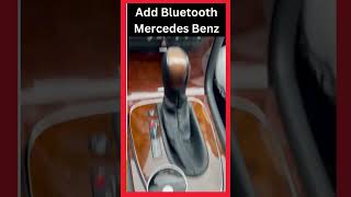 How to connect new Bluetooth device to Mercedes Benz W 211 Radio for Wireless Music [upl. by Ihteerp]