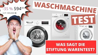 Waschmaschine Test Die Stiftung Warentest Ergebnisse überaschen [upl. by Nahallac616]