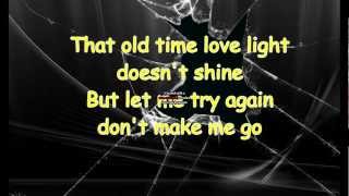 Johnny Cash  Dont Make Me Go Lyrics [upl. by Jair]