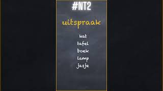 nt2 De uitspraak learndutch pronounciation [upl. by Eiznekam707]