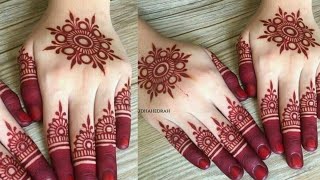 Very Easy Gol Tikki Mehndi Design For BeginnersSimple Gol Tikki Mehndi DesignMehendi Designs [upl. by Aicetal]