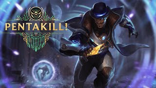 Twisted Fate pulsefire PENTAKILL [upl. by Percy]