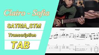 Clairo  Sofia SatriaSTM Cover versionTranscriptionTAB [upl. by Eidod613]