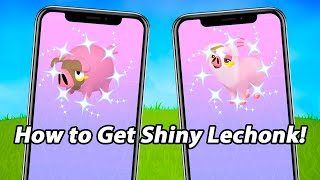 HOW TO CATCH SHINY LECHONK New Paldean Adventure Event  New Shiny Pokemon [upl. by Arolf]