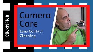 How To Clean Camera Lens Contacts Properly [upl. by Ycnaffit]