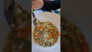 Minestrone di verdure 😋😋😋 shortsvideo genova food [upl. by Eimoan]