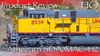 Product Review HO Athearn SD90MACH2 UP [upl. by Winthrop63]