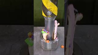 Candy crush With Warm Maker 🍭🍬😜 shorts youtubeshorts candycrush viral hydraulicpresschannel [upl. by Derrek]