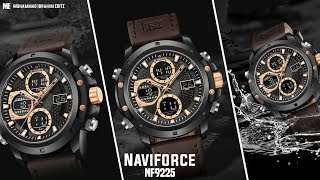 Naviforce NF9225 Watch Unboxing amp Review  Latest Design Watch  Mohammad Ibrahim EDITZ [upl. by Mullen]