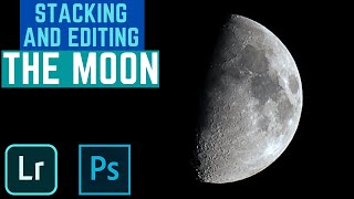 How To Edit The Moon  Stacking In Photoshop [upl. by Cai]