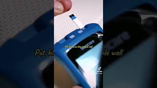 How to use a glucometer bloodglucose glucosetest glucose [upl. by Nalid]