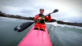 Carbonology CruzeX RT Surfski Snowdonia Rapids Menai Strait North Wales🌊 [upl. by Alberik658]