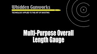 MultiPurpose Overall Length Gauge Instructions [upl. by Mussman835]