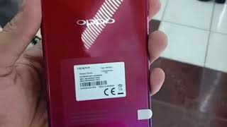 Oppo F9 PRO Sun Rise Red color [upl. by Ordnazil]