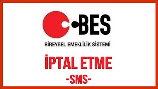 Sms ile Bireysel Emeklilik İptal Etme Nasıl Yapılır [upl. by Kuth]