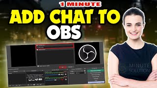 How to add chat to obs 2024 Quick amp Easy [upl. by Ula]